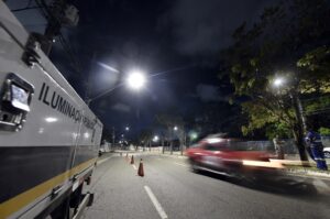 Prefeitura de Guarulhos instala novos pontos de iluminação em LED no Cidade Aracília – Foto: Nícollas Ornelas/PMG