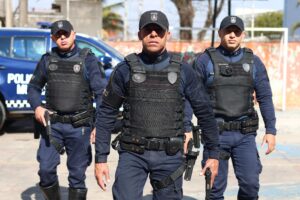 GCM de Guarulhos durante operação de segurança para reduzir índices de criminalidade