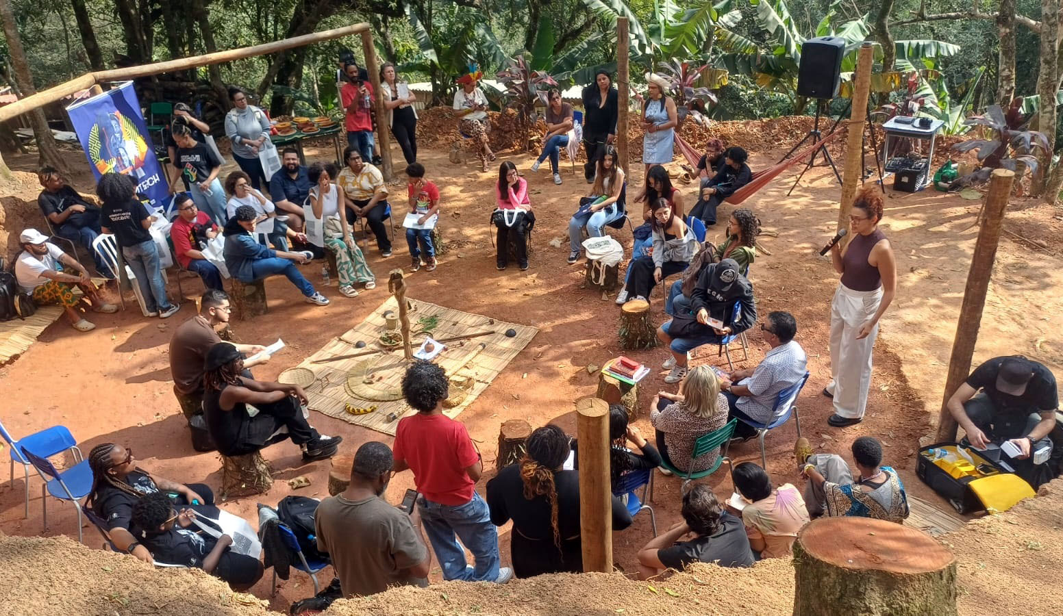 Horta sensorial Guarulhos TEA inclusão