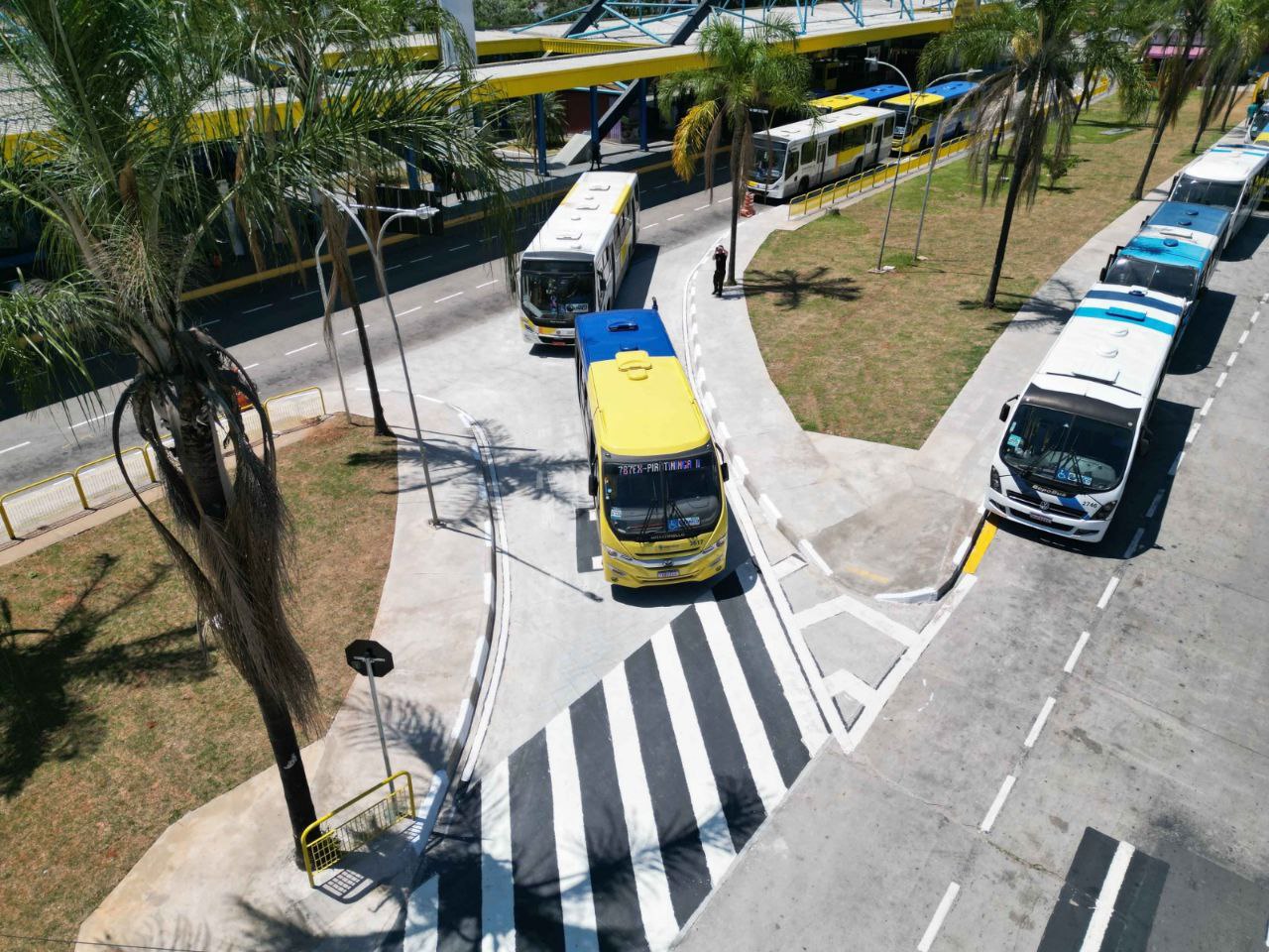 Novo acesso ao Terminal Pimentas em Guarulhos melhora circulação de ônibus e reduz tempo de deslocamento