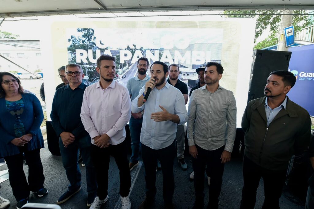 Obra de canalização do córrego Panambi entregue pela Prefeitura de Guarulhos em Cumbica