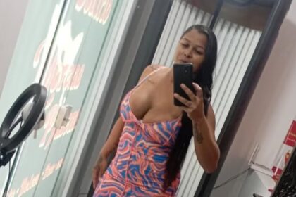 Fachada do prédio no bairro Samaritá, em São Vicente, onde empresária foi encontrada morta com moedas na boca