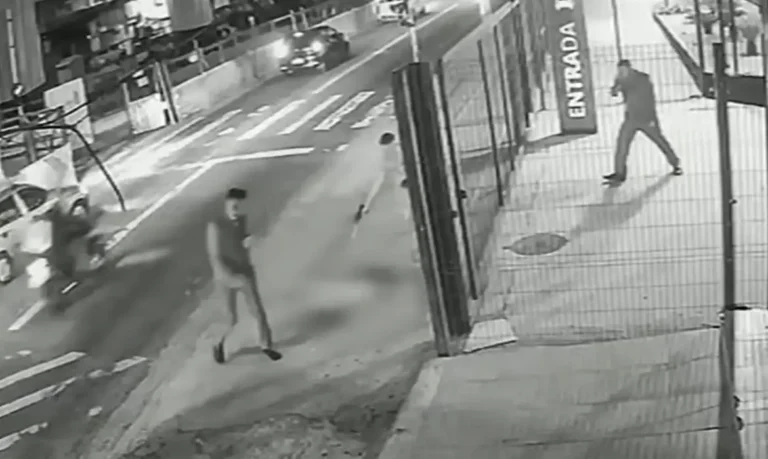 Imagem de câmera de segurança mostra local onde cachorro foi baleado na zona leste de São Paulo