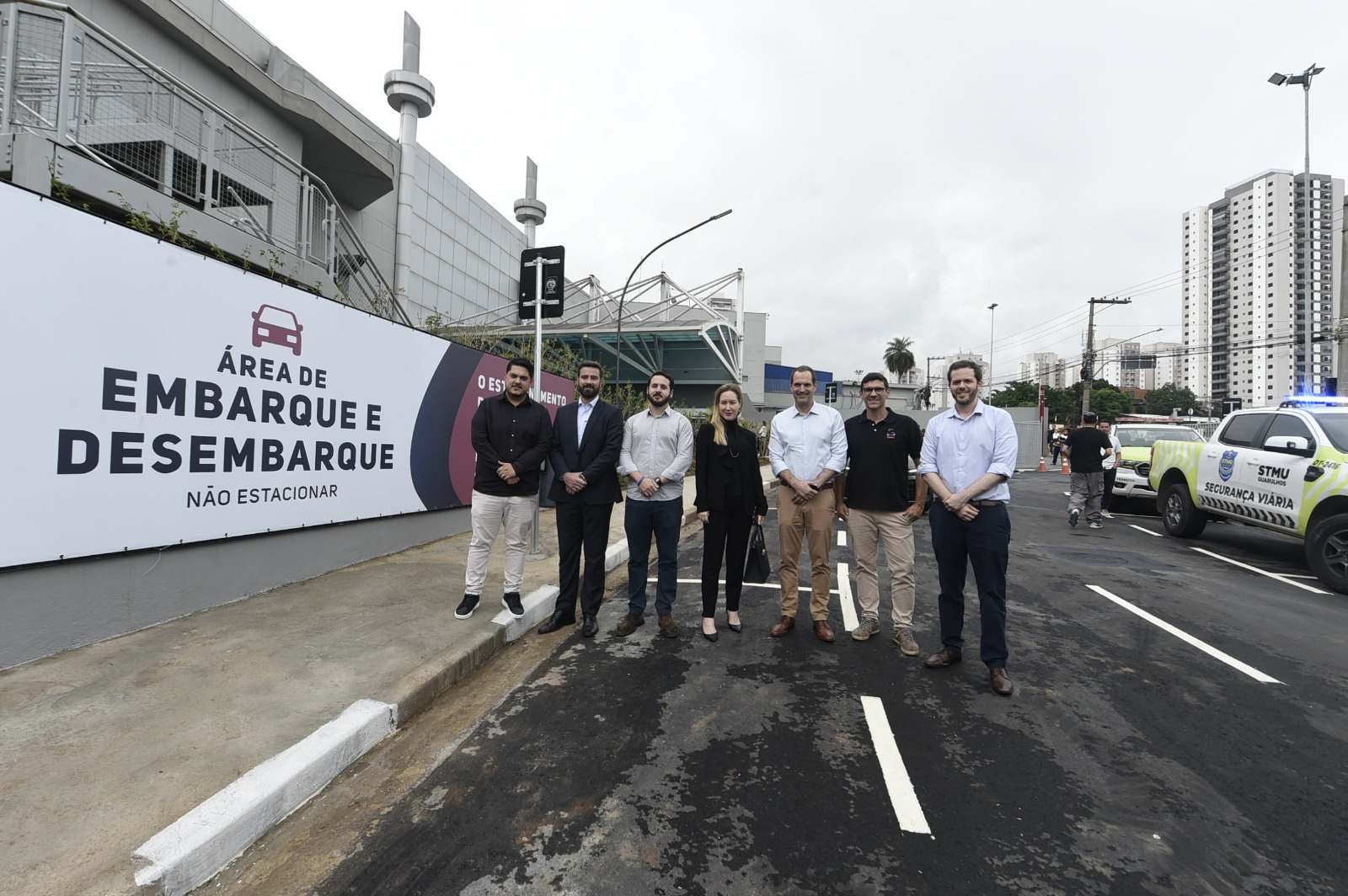 Novo bolsão de embarque e desembarque em Guarulhos melhora a segurança no trânsito