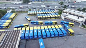 Novos ônibus com ar-condicionado entregues em Guarulhos