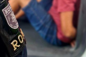 Viatura da ROMU, da Guarda Civil Municipal de São Bernardo do Campo, durante ação de combate à violência doméstica