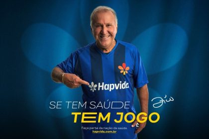 Zico em campanha da Hapvida sobre saúde e qualidade de vida