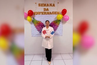 Enfermeira Nataly Teixeira Rosa no Hospital NotreCare Sorocaba