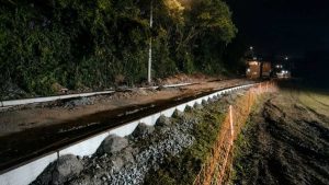 Obras de pavimentação no Pós-Balsa em São Bernardo