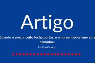 Ilustração do artigo de Clau Camargo sobre empreendedorismo da população LGBTQIAPN+ no Brasil