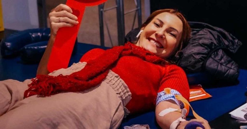 Voluntários participam da Campanha Sangue Bom durante ação de doação de sangue realizada na Câmara Municipal de São Bernardo