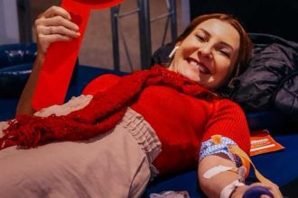 Voluntários participam da Campanha Sangue Bom durante ação de doação de sangue realizada na Câmara Municipal de São Bernardo