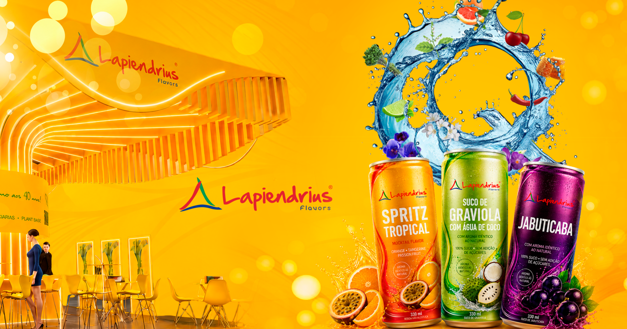 Estande da Lapiendrius Flavors na FiSA 2026