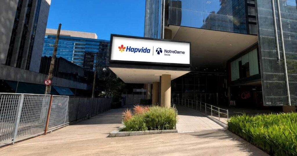 Logotipo da marca NotreDame Saúde, da Hapvida