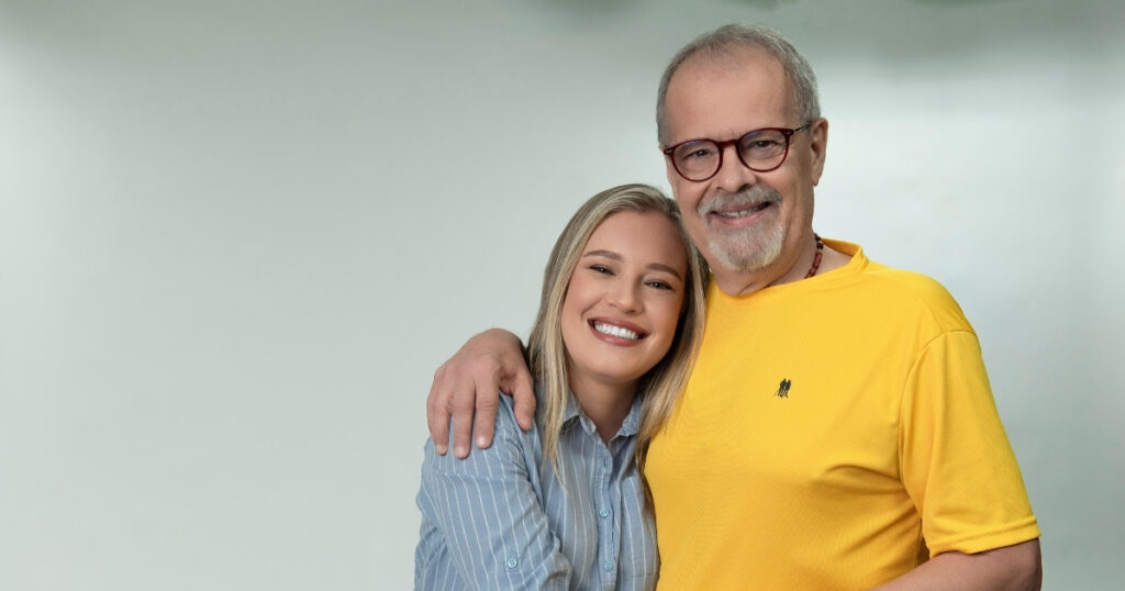 Aline Teixeira e Ricardo Teixeira