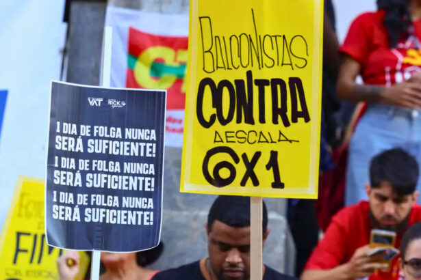 Proposta de fim da escala 6x1 prevê dois dias de descanso remunerado por semana e redução da jornada de trabalho