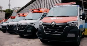 São Bernardo recebe quatro novas ambulâncias para o Samu