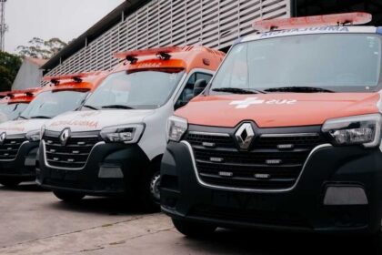 São Bernardo recebe quatro novas ambulâncias para o Samu